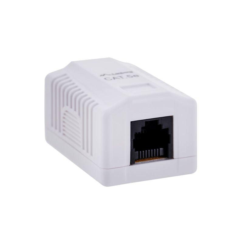 Lanberg OU5-0001-W surface-mounted socket (RJ-45; cat. 5e; UTP; white) Kable, gniazda i wtyki/Puszki wyposażone Your Sports Performance