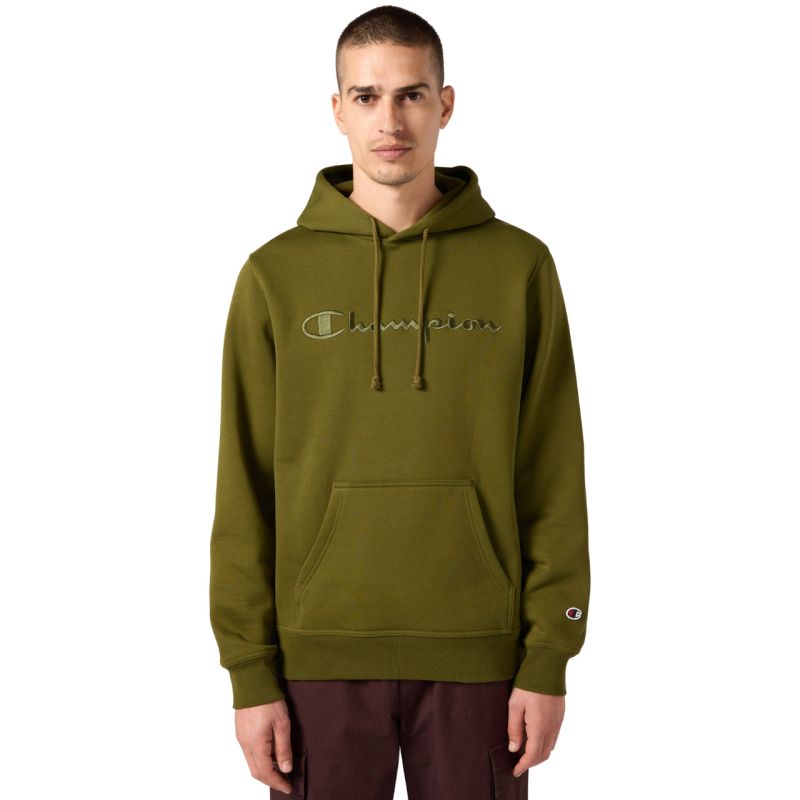 Champion Hooded Sweatshirt Men's Olive 220271 GS585 Champion