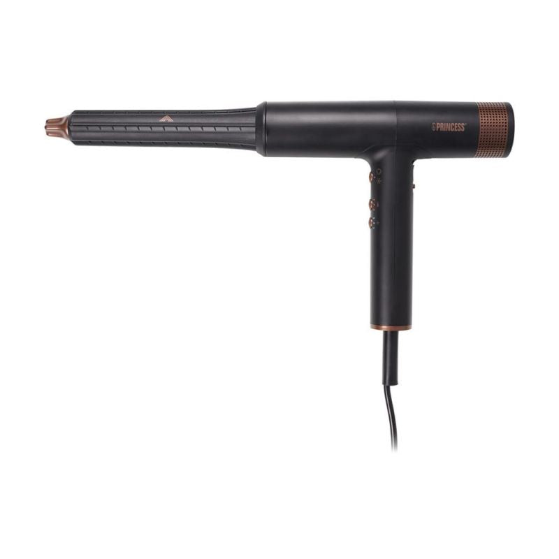Princess Pro 529205 2000 W Hair Curler 3 Temperature Settings Ionic Function Diffuser Nozzle Black AGD - Produkty/Prostownice do włosów Your Sports Performance