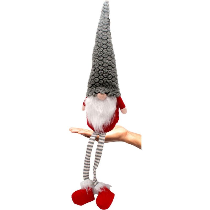 DECORATIVE GNOME WITH GRAY FUR HAT 50+25CM Home and Garden/Equipment Your Sports Performance