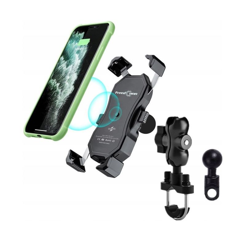 FreedConn MC1W 15W + USB Phone Holder and Wireless Charger In preparation Your Sports Performance