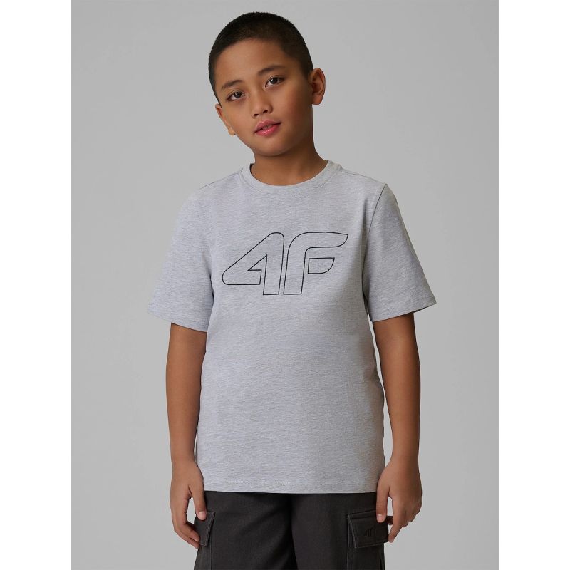 Boy's regular printed T-shirt 4F 4FJRSS26TTSHM3599-10S 4f