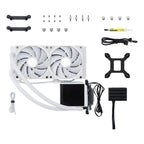 TRYX PANORAMA Complete Water Cooling ARGB - 240 mm white - AMD Socket AM4 (Ryzen) - AMD Socket AM5 (Ryzen Zen4) Chłodzenie/Chłodzenie - wentylatory Your Sports Performance