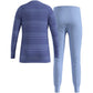 Thermal underwear - Odlo Set long ACTIVE WARM SET size 92cm Blue Odzież militarna/Bielizna termoaktywna Your Sports Performance