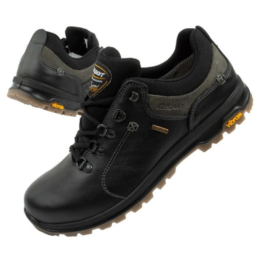 Grisport men's trekking shoes Nero oliato SPO-TEX leather black To be categorized Your Sports Performance