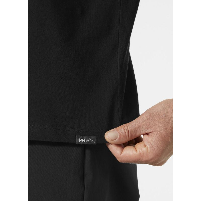 Helly Hansen men's t-shirt F2F ORGANIC COTTON TEE 2.0 63340 990 In preparation Your Sports Performance