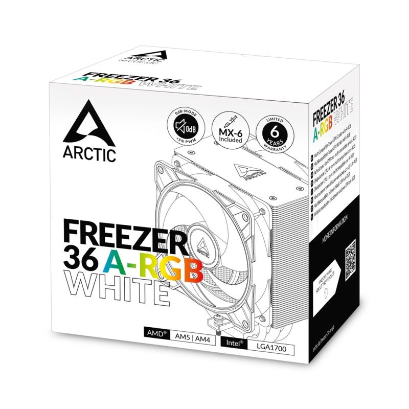 Arctic Freezer 36 A-RGB White (ACFRE00125A) Chłodzenie/Chłodzenie CPU Your Sports Performance