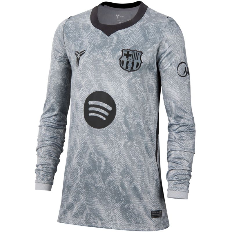 Nike FC Barcelona 2026/27 Stadium Away Kids' Goalkeeper Jersey Gray IO8337 013