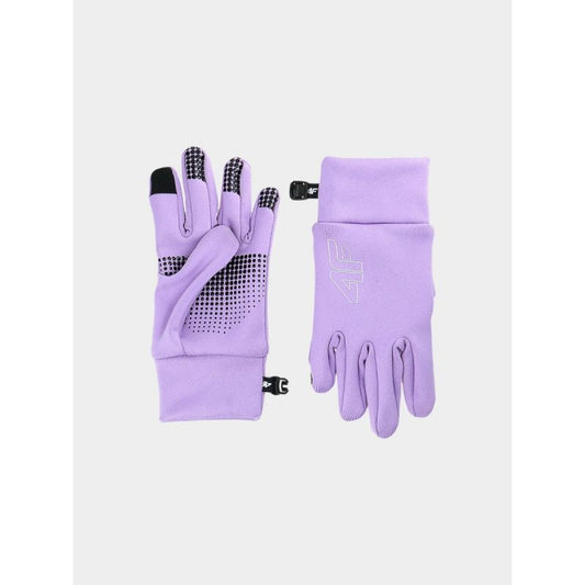 Children's knitted touch screen gloves 4F Junior 4FJWAW24AGLOU068-52S *Kategoria tymczasowa Your Sports Performance