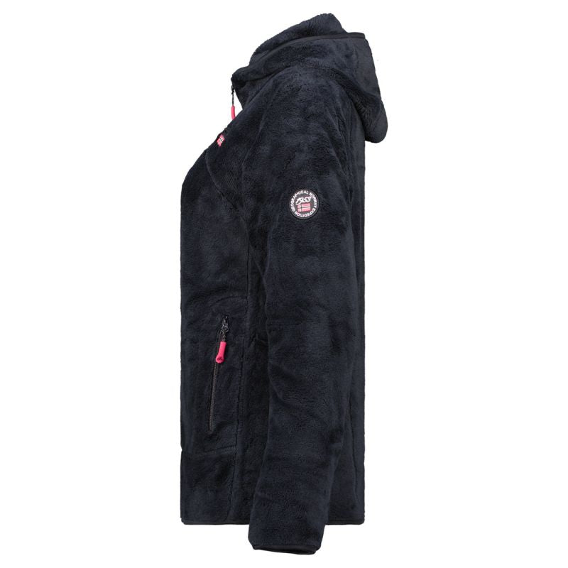 Geographical Norway Women’s Fleece Jacket UPALOOD BLACK DB LADY 047-1 (WZ4195F/GN-BLACK)
