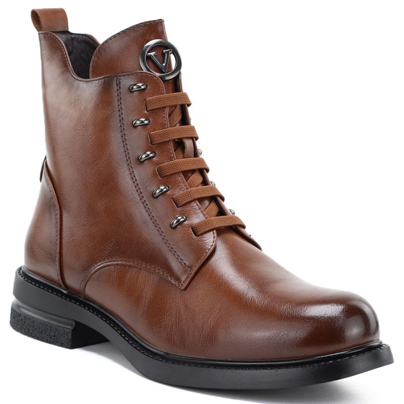 Brown Women's Ankle Boots Vinceza 27-58578
