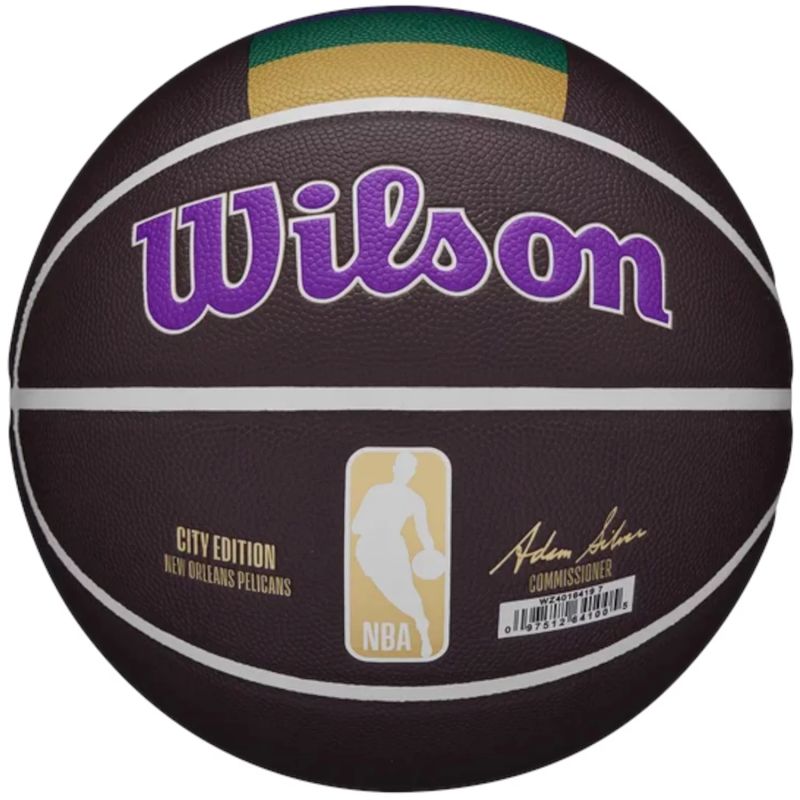 Wilson NBA Team City Collector New Orleans Pelicans Ball WZ4016419ID basketball Accessories/Balls/Basketball Your Sports Performance