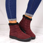 Waterproof snow boots with zipper NEWS W EVE181C burgundy Footwear/Outdoor/News Your Sports Performance