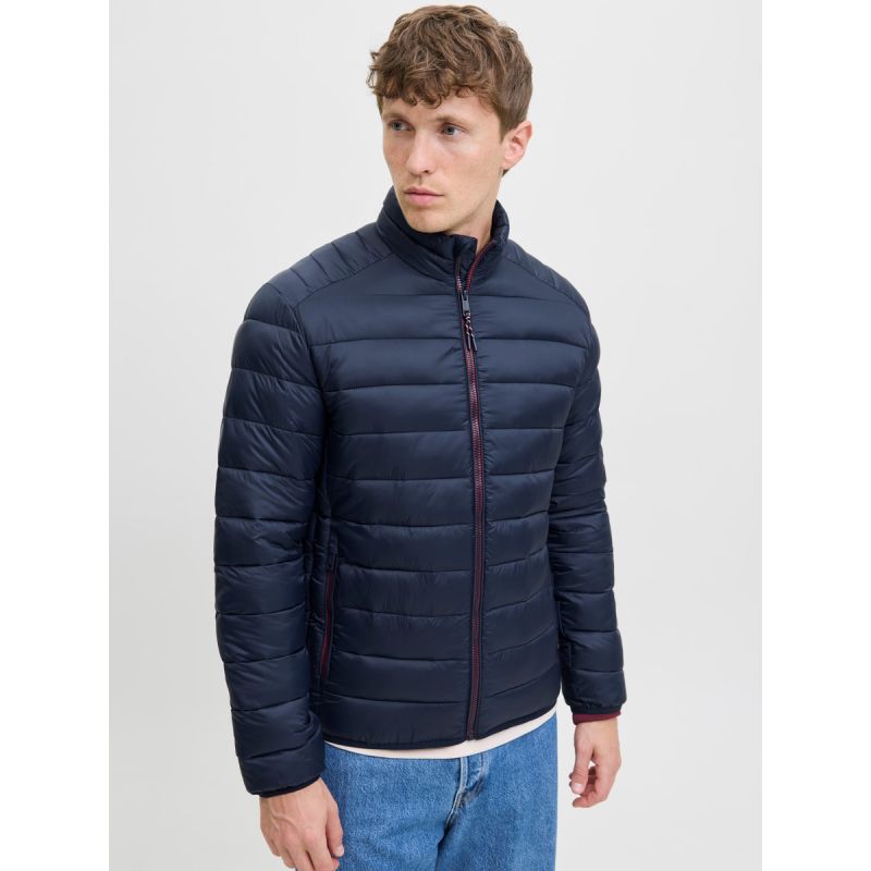 Jack&Jones men's down jacket JJEBRADLEY LIGHT PUFFER COLLAR NOOS 12280971 SKY CAPTIN In preparation Your Sports Performance