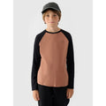 Longsleeve regular plain boys 4F Junior 4FJWAW24TLONM293-65S *Kategoria tymczasowa Your Sports Performance