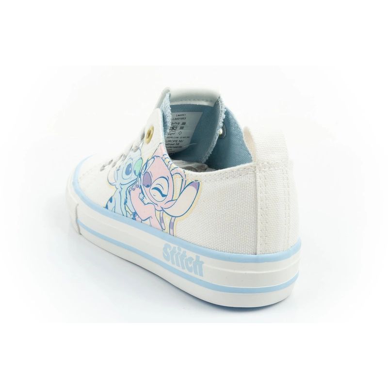 Leomil children's sports shoes Stitch sneakers comfortable light white