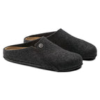 Birkenstock Zermatt Cozy Home Anthracite Wool Felt Slippers Regular Wide (1014938) Footwear Your Sports Performance