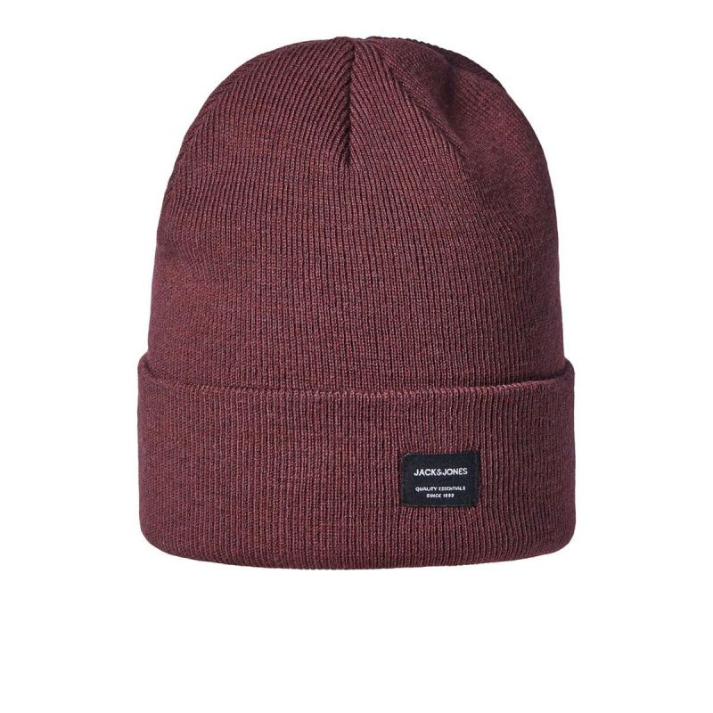 Jack & Jones Jacdna Beanie Noos M 12092815 Burgundy Clothing/Multisport/Jack & Jones Your Sports Performance