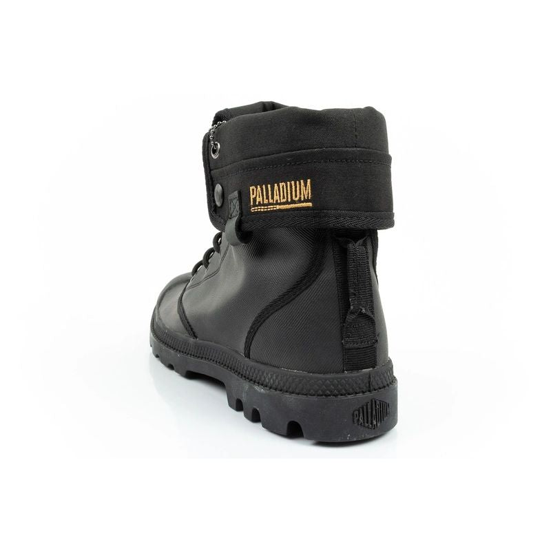 Palladium Women's Baggy Coated High Top Sneakers Fashionable Black In preparation Your Sports Performance