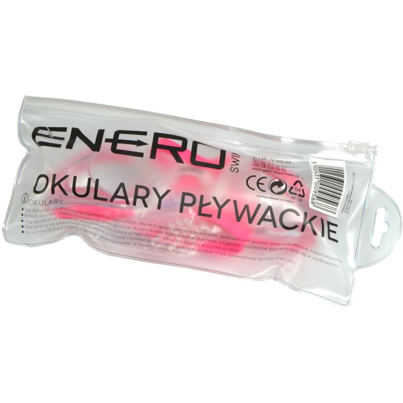 ENERO PINK SWIMMING GOGGLES WITH PLUGS Accessories Your Sports Performance