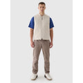 Men's down vest with stand-up collar 4F 4FRAW24TVESM171-12S 4f