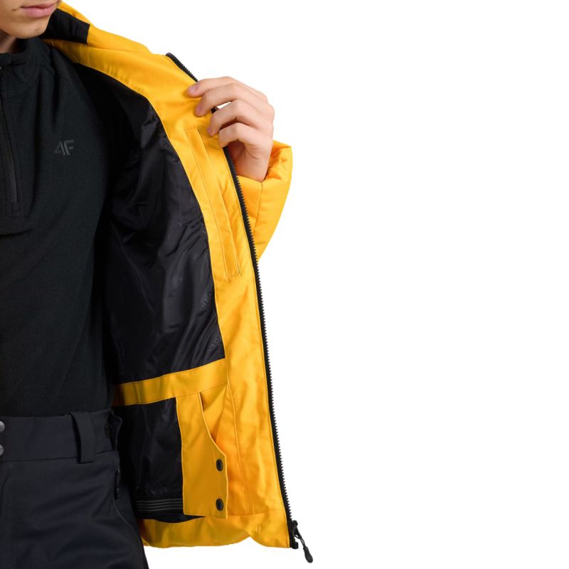Men's ski jacket 4F M0788 orange 4FWAW25TTJAM0788 70S 4f