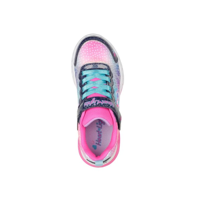 Skechers S-Lights Flutter Heart Lights - Simply Love 302315L-NVMT Navy/Multi To be categorized Your Sports Performance