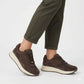 Leather sneakers suede brown shoes Filippo DP7728/26 Filippo