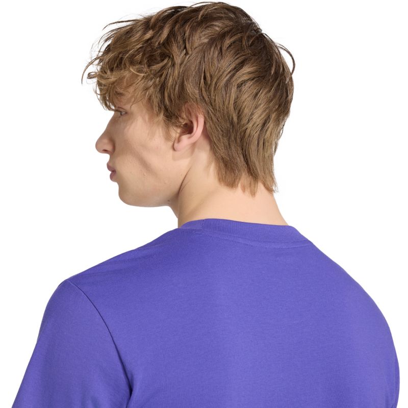 Men's adidas Essentials Small Logo Single Jersey Purple KF2404