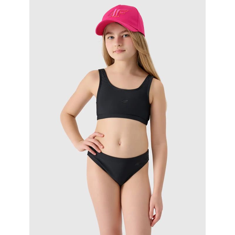 Two-piece swimsuit for girls 4F JUNIOR 4FJWMM00UBKSF027-20S *Kategoria tymczasowa Your Sports Performance