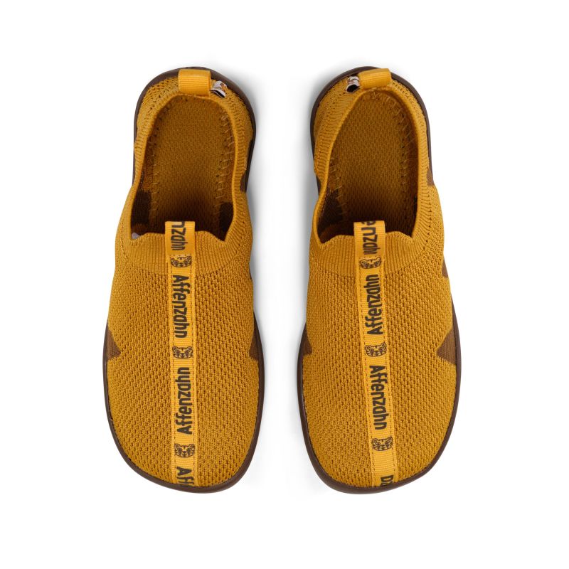 Affenzahn Flinky Tiger knitted barefoot slippers (01397-10004)