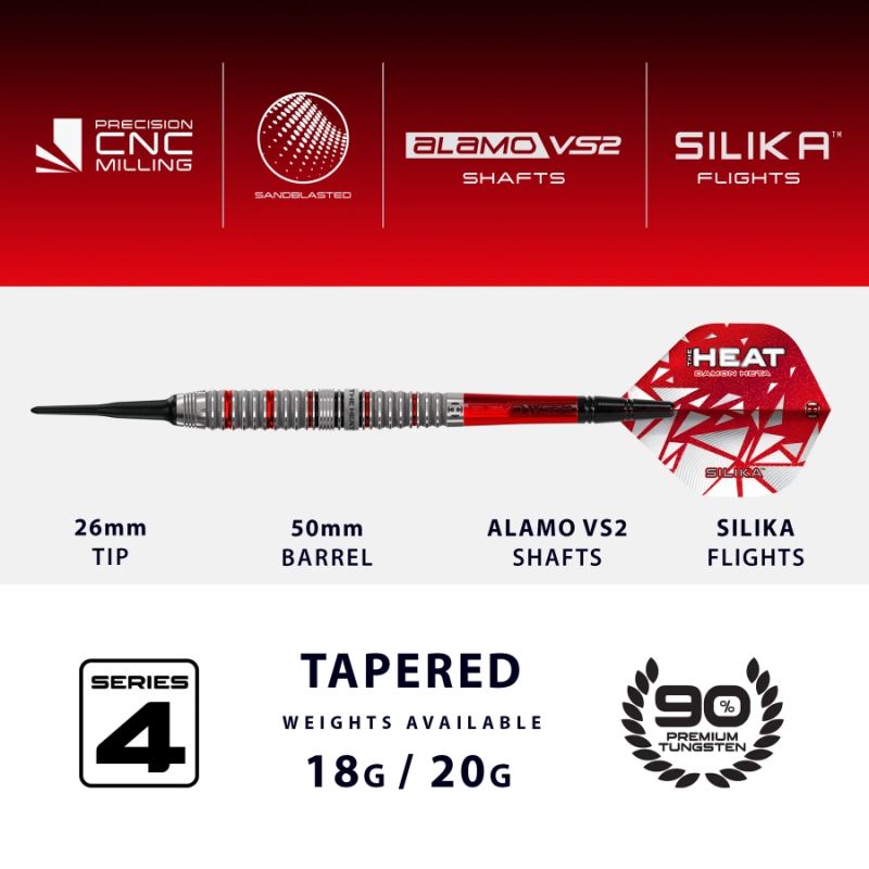 Harrows Chizzy Series 4 Darts 90% Softip In preparation Your Sports Performance