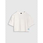 Women's crop top t-shirt 4F 4FWSS25TTSHF1977-11S *Kategoria tymczasowa Your Sports Performance