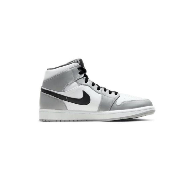 Men's Air Jordan 1 Mid Light Smoke Grey Shoes - 554724-092 Obuwie/Buty na co dzień Your Sports Performance