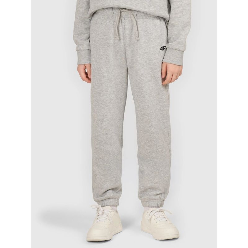 Boys' jogger sweatpants 4F 4FJWMM00TTROM1827-27M