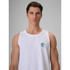 Men's regular sleeveless T-shirt with print 4F 4FRSS26TSLEM366-10S 4f