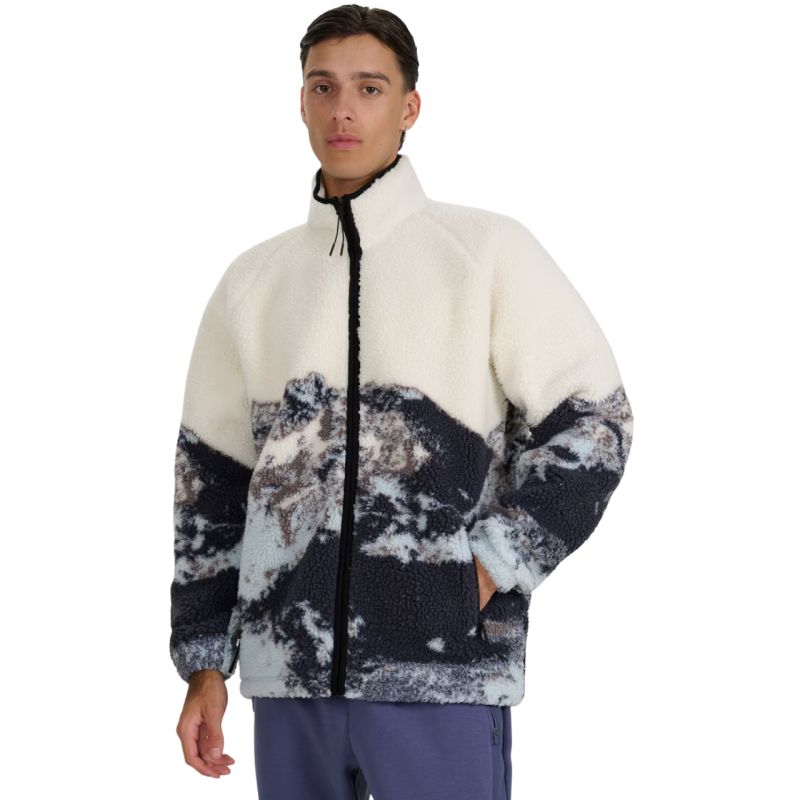 Fleece sweatshirt 4F U351 multicolor allover 4FWAW25TFLEU351 90A In preparation Your Sports Performance