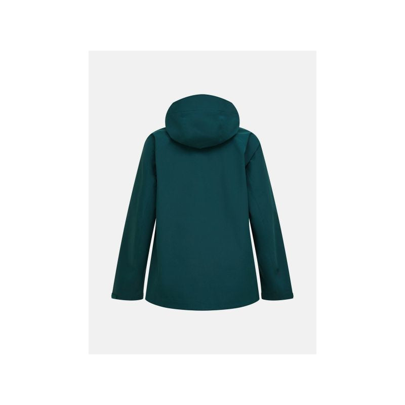 Women's PEAK PERFORMANCE W Treeline Hipe 2.5L Shell Jacket, Green