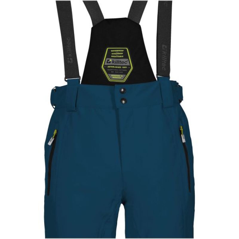 Killtec Enosh men's ski pants with removable suspenders, blue (30920/836) In preparation Your Sports Performance