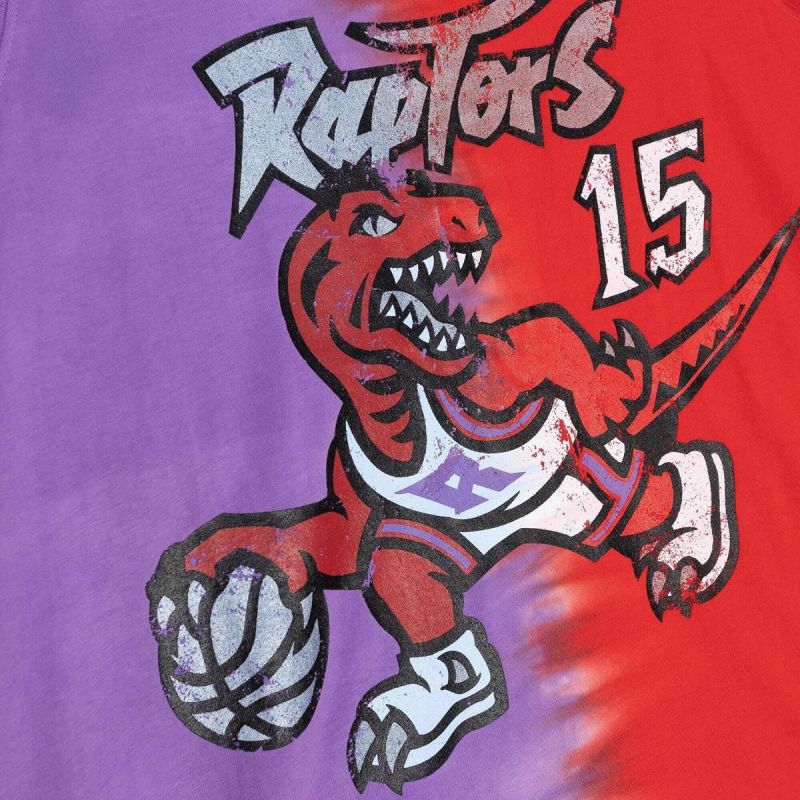 Mitchell & Ness NBA Toronto Raptors Vince Carter Tie Dye Cotton Tank - TTNK3206-TRAYYVCAPRRD Koszulki NBA Your Sports Performance