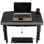 HMS LOOP12 MULTI Electric Treadmill with Desk 1-12 km/h, Black In preparation Your Sports Performance