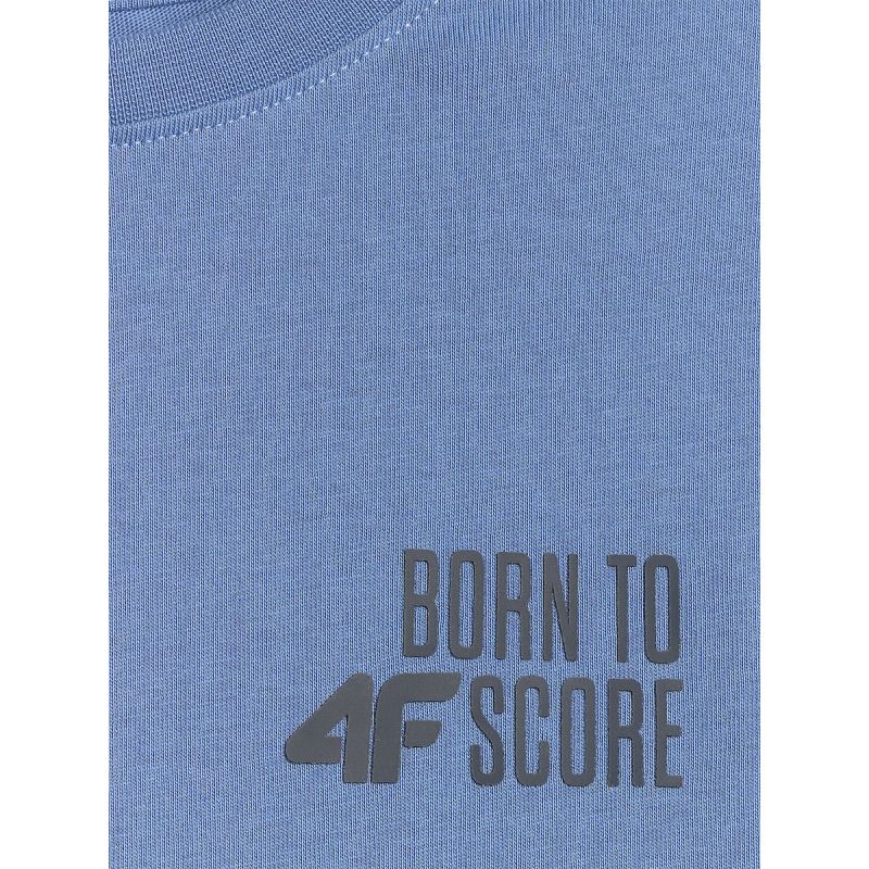 Boy's loose T-shirt with print 4F 4FJRSS26TTSHM4277-32S