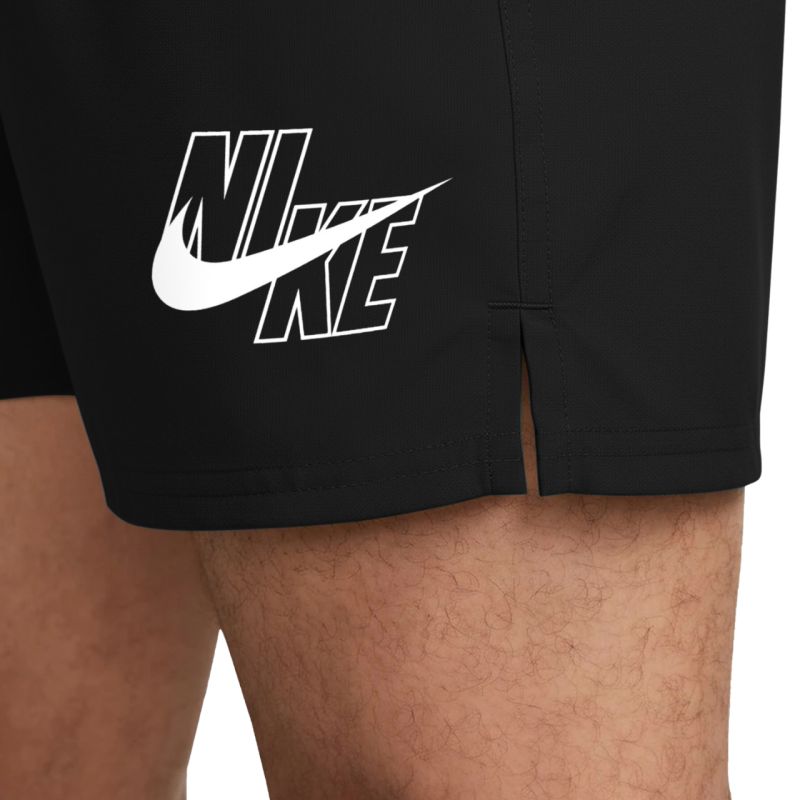 Nike Logo Lap 5" Volley Swim Shorts, Black, NESSG574 001