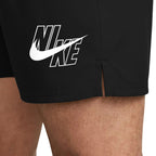 Nike Logo Lap 5" Volley Swim Shorts, Black, NESSG574 001