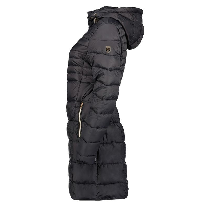 Geographical Norway BEALIZE BLACK DB LADY 093 Women's Parka (WY4739F/GN-BLACK)