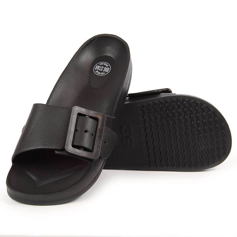 Black beach slippers Big Star W FF274A389 Footwear/Outdoor Your Sports Performance