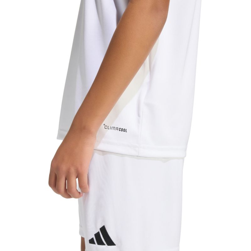 Kids' adidas Entrada 26 Sleeveless Jersey, White, KB3935