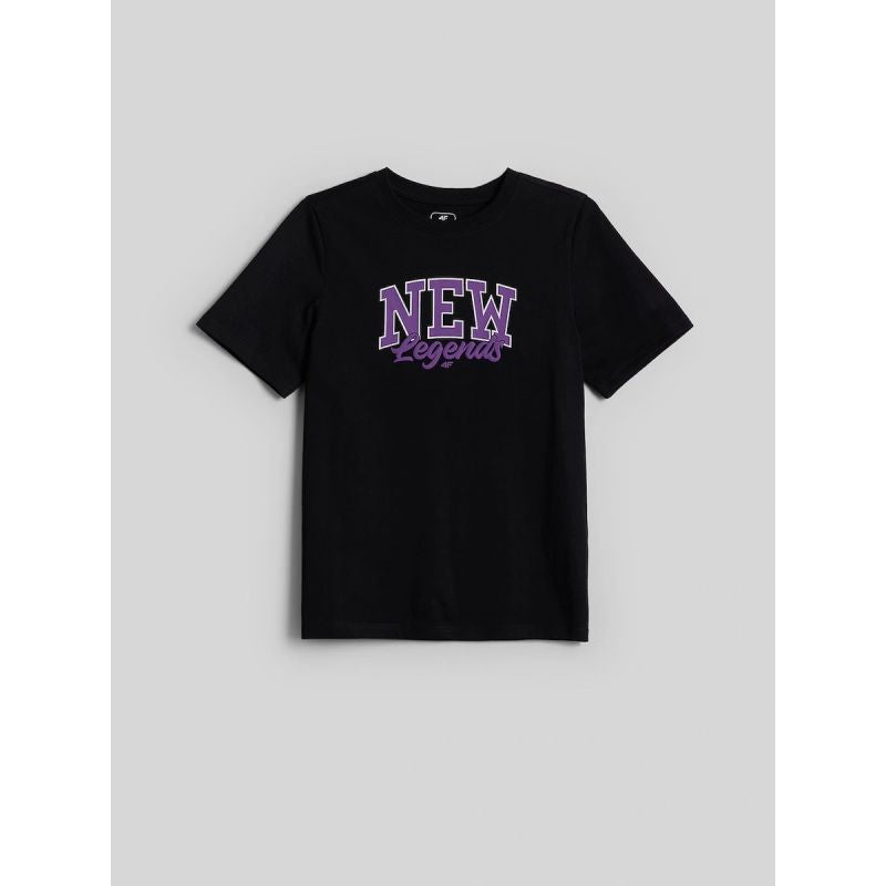 Boys' Regular-Fit Printed T-Shirt 4F 4FJRAW26TTSHM4525-20S