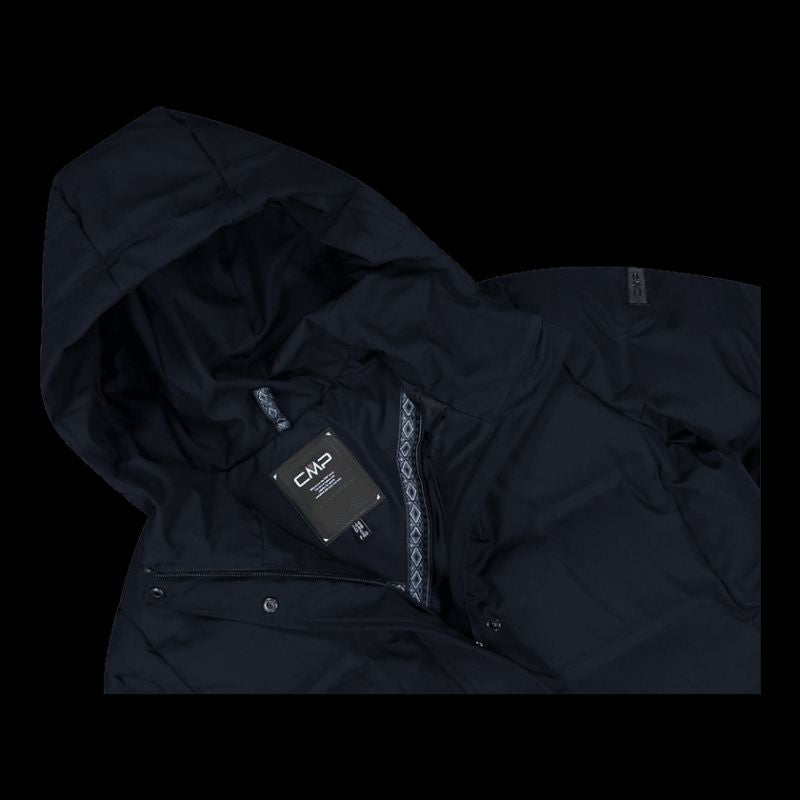 CMP women's winter coat with hood, waterproof, insulated, black (34K0096/N950) In preparation Your Sports Performance