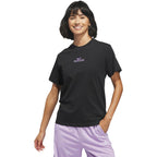 adidas Bow on Linear Logo Graphic Women's T-Shirt Black KB2400